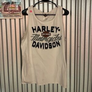 Harley-Davidson White Tank Top
